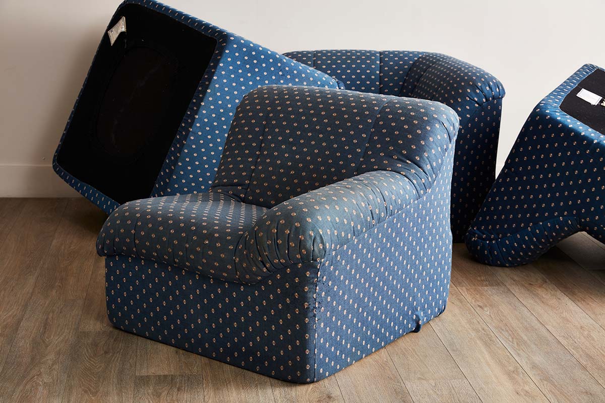 An image of a King Living sofa first designed in 1982 and refreshed with new covers in 2025.