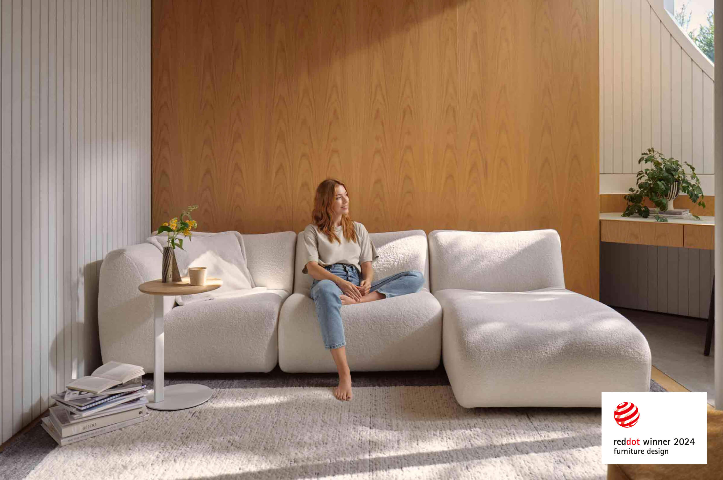 1977 Modular Sofa with Chaise