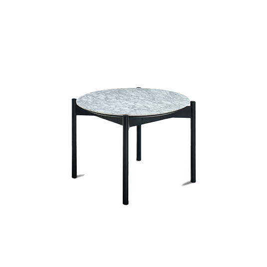 Eto Side Table with Marble Top
