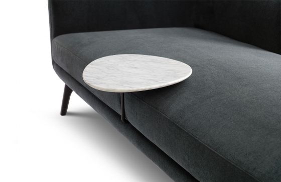 King Boulevard Platform Table Marble