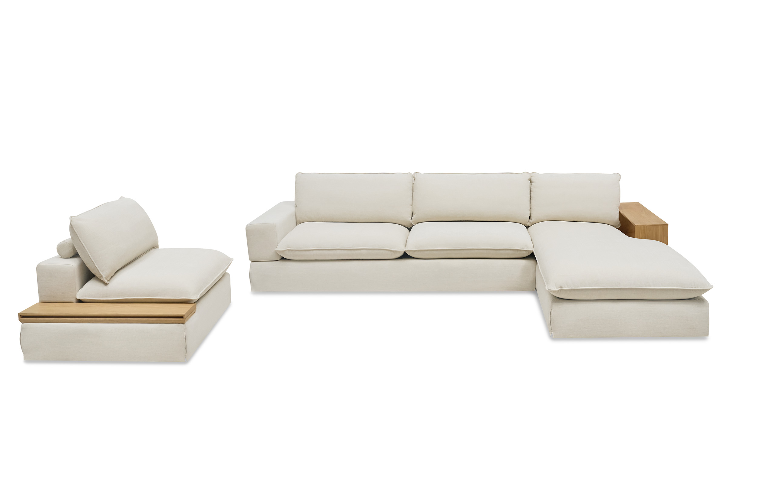 Jasper Coast Chaise Sofa and Chair