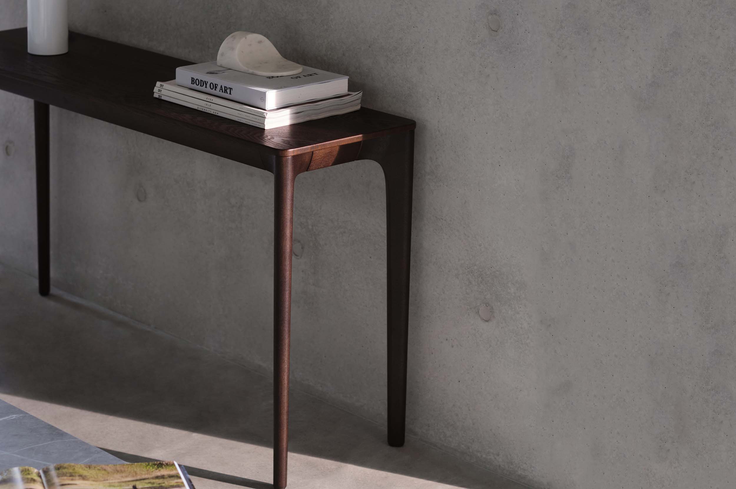 Timber console table sale