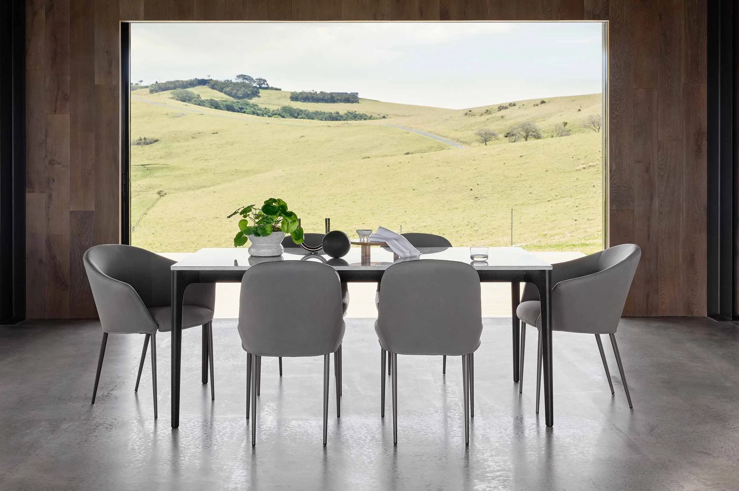 Quay Marble 6 Seater Dining Table