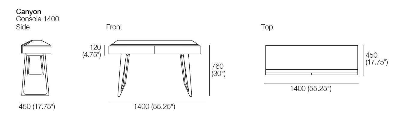 Canyon Console Table King Living Canyon Console Table King Living, What Are The Dimensions Of A Console Table