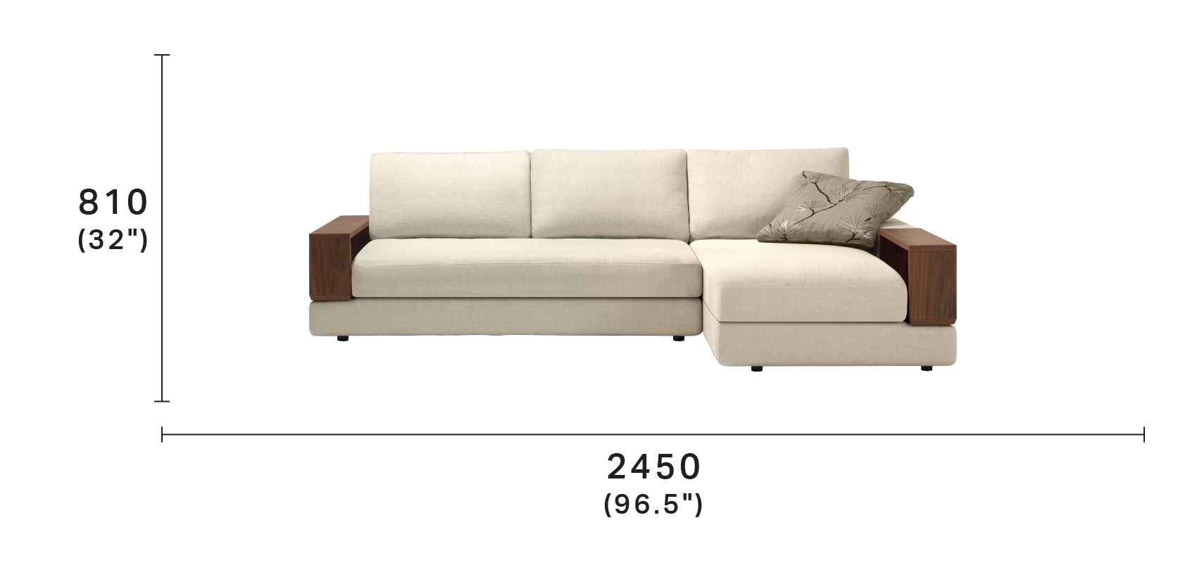 Jasper Metro Flexible modular sofa Perfect for apartments Lounge