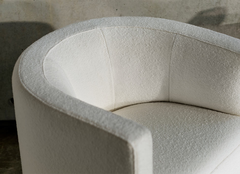 Oliver Tub Swivel Chair Accent Chair Round Armchair King Living